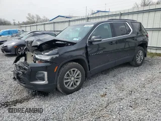 2022 Chevrolet Traverse LT z VIN 1GNEVHKW3NJ194409, wystawiony jako Copart lot #54600805 z przebiegiem 71 910 mil mil oraz Szkoda całkowita • Salvage title. Historia ofert i sprzedaży dostępna na DreamBid. Obrazek 1.