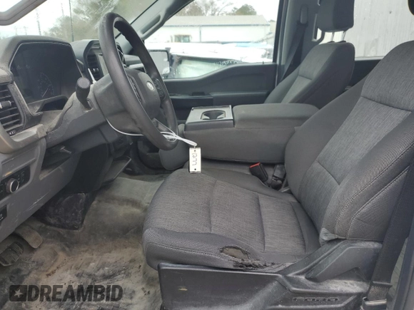 2021 Ford F-150 XL with VIN 1FTEW1CPXMKE96003, listed as a Copart auction lot 42162035 with 28,887 mi miles and Clean title. Bid and sale history available at DreamBid. Image 7.