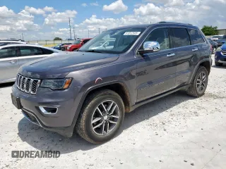 2017 Jeep Grand Cherokee Limited with VIN 1C4RJEBGXHC915668, listed as a Copart auction lot 61812505 with 188,471 mi miles and Salvage title. Bid and sale history available at DreamBid. Image 1.
