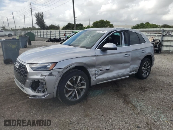 2022 Audi Q5 S line Prestige with VIN WA1FAAFY6N2065385, listed as a Copart auction lot 75753654 with 17,551 mi miles and Salvage Title. Bid and sale history available at carsss.com. Image 1.