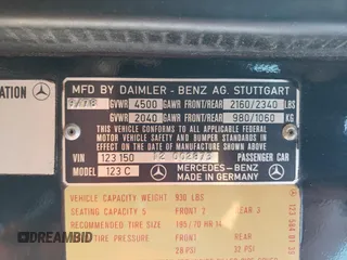 1979 Mercedes-Benz 300 с VIN 12315012002873, выставлен на аукционе Copart как лот 64473964 с пробегом 138 963 миль миль и Чистый • Clean title. История ставок и продаж доступна на DreamBid. Изображение 12.