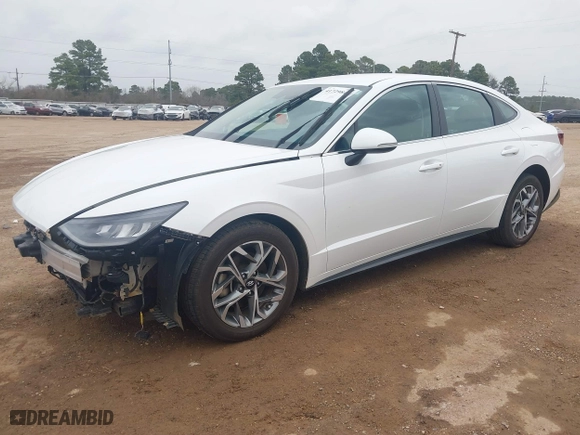 2022 Hyundai Sonata SEL with VIN KMHL64JAXNA188355, listed as a IAAI auction lot 41729842 with 58,380 mi miles. Bid and sale history available at carsss.com. Image 18.