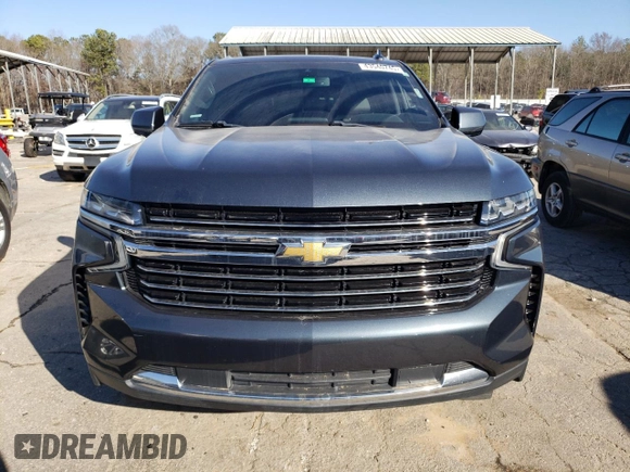 2021 Chevrolet Tahoe LT with VIN 1GNSCNKD0MR222527, listed as a Copart auction lot 43540745 with 69,076 mi miles and Salvage title. Bid and sale history available at DreamBid. Image 5.