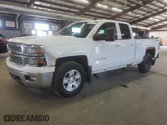 2015 Chevrolet Silverado 1500 LT with VIN 1GCVKREH7FZ182433, listed as a Copart auction lot 54246525 with 185,971 mi miles and Clean Title. Bid and sale history available at carsss.com. Image 1.