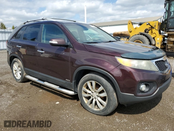2011 Kia Sorento EX with VIN 5XYKUDA29BG168012, listed as a Copart auction lot 55350305 with 443,033 mi miles and Clean Title. Bid and sale history available at DreamBid. Image 4.