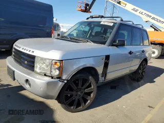 2005 Land Rover Range Rover HSE with VIN SALME11455A181939, listed as a Copart auction lot 89215925 with 145,510 mi miles and Salvage title. Bid and sale history available at DreamBid. Image 1.