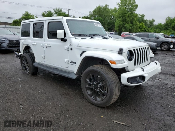 2023 Jeep Wrangler Sahara z VIN 1C4HJXEG9PW544275, wystawiony jako Copart lot #59932585 z przebiegiem 21 382 mil mil oraz Szkoda całkowita • Salvage title. Historia ofert i sprzedaży dostępna na DreamBid. Obrazek 4.