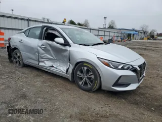 2020 Nissan Sentra SV z VIN 3N1AB8CV0LY220093, wystawiony jako Copart lot #52087505 z przebiegiem 64 012 mil mil oraz Szkoda całkowita • Salvage title. Historia ofert i sprzedaży dostępna na DreamBid. Obrazek 4.
