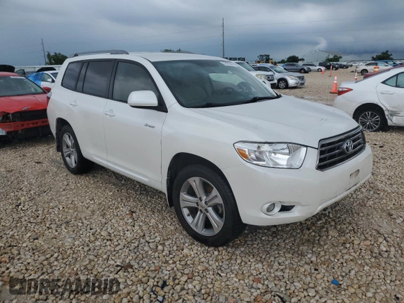 2010 Toyota Highlander Sport with VIN 5TDXK3EH0AS002287, listed as a Copart auction lot 52805395 with 232,357 mi miles and Salvage title. Bid and sale history available at DreamBid. Image 4.