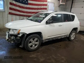 2013 Jeep Compass Sport with VIN 1C4NJCBA3DD102577, listed as a Copart auction lot 42816455 with 157,654 mi miles and Salvage Title. Bid and sale history available at carsss.com. Image 1.