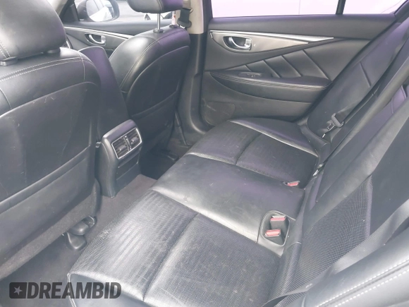 2018 Infiniti Q50 3.0t LUXE with VIN JN1EV7AP2JM363487, listed as a IAAI auction lot 40621618 with 125,508 mi miles. Bid and sale history available at carsss.com. Image 8.