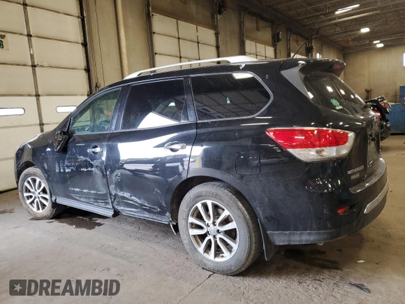 2015 Nissan Pathfinder SL z VIN 5N1AR2MM0FC712210, wystawiony jako Copart lot #57461895 z przebiegiem 136 886 mil mil oraz Szkoda całkowita • Salvage title. Historia ofert i sprzedaży dostępna na DreamBid. Obrazek 2.