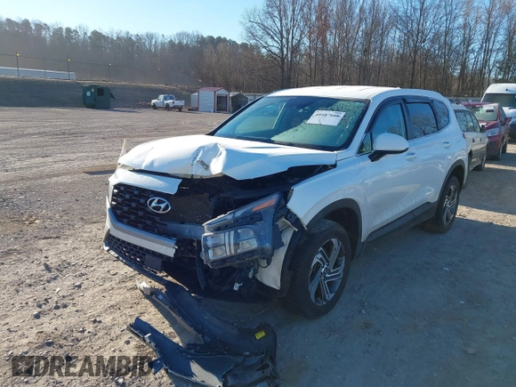 2022 Hyundai Santa Fe SE with VIN 5NMS1DAJ1NH436920, listed as a IAAI auction lot 41687608 with 31,704 mi miles. Bid and sale history available at carsss.com. Image 6.