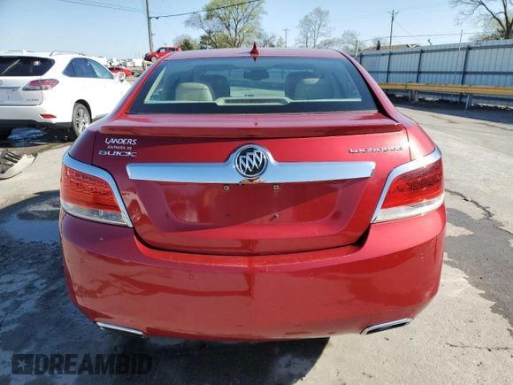 2013 Buick LaCrosse Premium 1 with VIN 1G4GF5E31DF325784, listed as a Copart auction lot 51942655 with 147,743 mi miles and Salvage title. Bid and sale history available at DreamBid. Image 6.