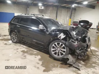 2018 Jeep Grand Cherokee Overland z VIN 1C4RJFCT3JC102423, wystawiony jako Copart lot #78232224 z przebiegiem Nie podano mil oraz Szkoda całkowita • Salvage title. Historia ofert i sprzedaży dostępna na DreamBid. Obrazek 4.