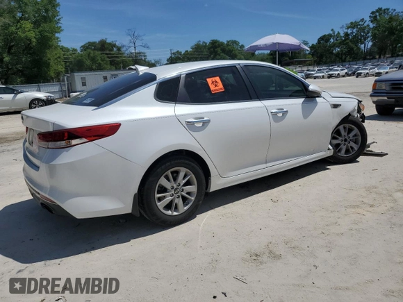 2016 Kia Optima LX with VIN KNAGT4L34G5086877, listed as a Copart auction lot 52037585 with 147,478 mi miles and Salvage Title. Bid and sale history available at carsss.com. Image 3.