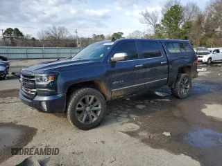 2018 Chevrolet Silverado 1500 LTZ with VIN 3GCUKSEJ6JG332871, listed as a Copart auction lot 47610935 with 144,552 mi miles and Salvage Title. Bid and sale history available at carsss.com. Image 1.