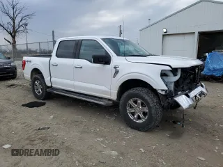2021 Ford F-150 XL with VIN 1FTFW1E57MFA70391, listed as a Copart auction lot 50813215 with 97,790 mi miles and Salvage Title. Bid and sale history available at carsss.com. Image 4.