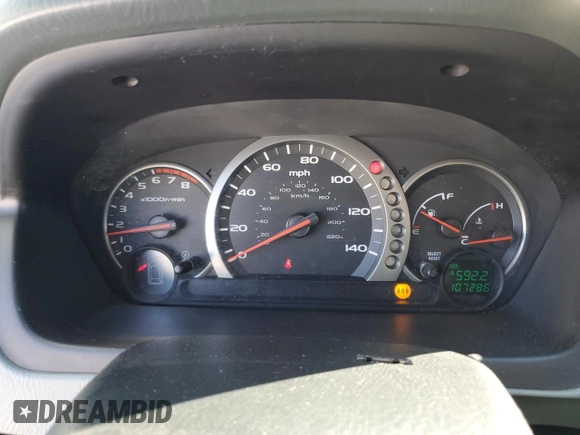 2003 Honda Pilot EX z VIN 2HKYF18563H607437, wystawiony jako Copart lot #46503435 z przebiegiem 107 286 mil mil oraz Szkoda całkowita • Salvage title. Historia ofert i sprzedaży dostępna na DreamBid. Obrazek 9.