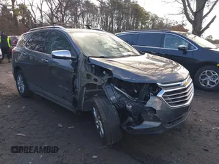 2018 Chevrolet Equinox Premier with VIN 2GNAXWEX0J6182291, listed as a IAAI auction lot 41653542 with 93,011 mi miles and . Bid and sale history available at carsss.com. Image 1.