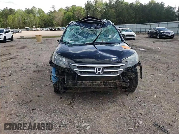 2013 Honda CR-V EX-L with VIN 2HKRM3H70DH515734, listed as a Copart auction lot 53114575 with Not Provided miles and Salvage Title. Bid and sale history available at DreamBid. Image 12.