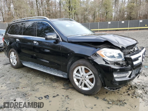 2016 Mercedes-Benz GL with VIN 4JGDF6EE8GA644336, listed as a Copart auction lot 80755284 with 74,101 mi miles and Salvage Title. Bid and sale history available at carsss.com. Image 4.