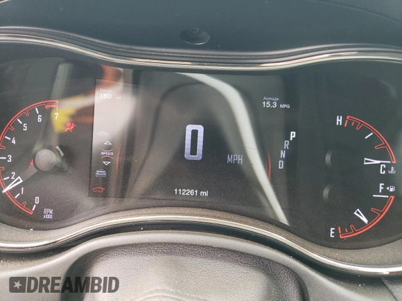 2019 Dodge Durango GT Plus with VIN 1C4RDHDG6KC675998, listed as a Copart auction lot 73542164 with 112,261 mi miles and Salvage Title. Bid and sale history available at carsss.com. Image 9.