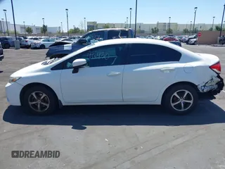 2015 Honda Civic Sedan SE with VIN 19XFB2F70FE258068, listed as a IAAI auction lot 41976430 with 129,246 mi miles. Bid and sale history available at carsss.com. Image 14.