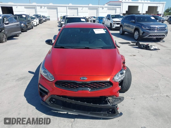 2021 Kia Forte GT-Line with VIN 3KPF34ADXME409193, listed as a IAAI auction lot 41846359 with 52,321 mi miles. Bid and sale history available at carsss.com. Image 13.
