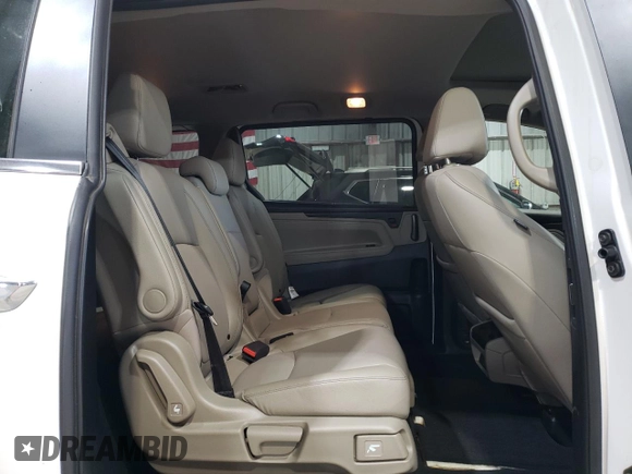 2024 Honda Odyssey EX-L with VIN 5FNRL6H68RB005052, listed as a Copart auction lot 53072325 with 34,758 mi miles and Salvage Title. Bid and sale history available at DreamBid. Image 11.