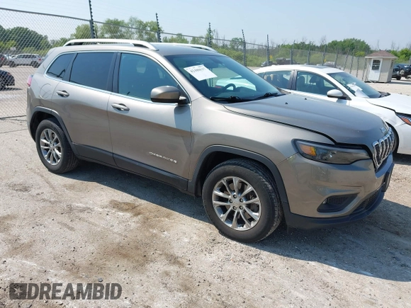2019 Jeep Cherokee Latitude Plus with VIN 1C4PJMLN8KD148533, listed as a IAAI auction lot 42480637 with 63,473 mi miles and . Bid and sale history available at DreamBid. Image 1.