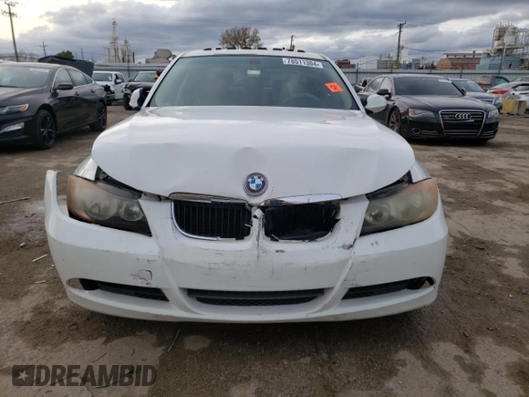 2006 BMW 3 Series 325i with VIN WBAVB13566PT03083, listed as a Copart auction lot 51169855 with Not Provided miles and Non Repairable. Bid and sale history available at DreamBid. Image 5.