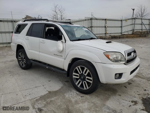 2006 Toyota 4Runner SR5 with VIN JTEBU14R968056388, listed as a Copart auction lot 49590485 with 97,215 mi miles and Salvage Title. Bid and sale history available at carsss.com. Image 4.