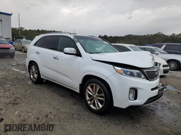 2015 Kia Sorento SX Limited with VIN 5XYKW4A76FG554866, listed as a Copart auction lot 79847234 with 114,582 mi miles and Salvage Title. Bid and sale history available at carsss.com. Image 4.