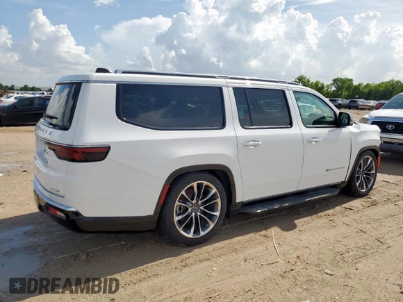 2024 Jeep Wagoneer Series II with VIN 1C4SJSBP8RS141198, listed as a Copart auction lot 65029925 with 318 mi miles and Salvage title. Bid and sale history available at DreamBid. Image 3.