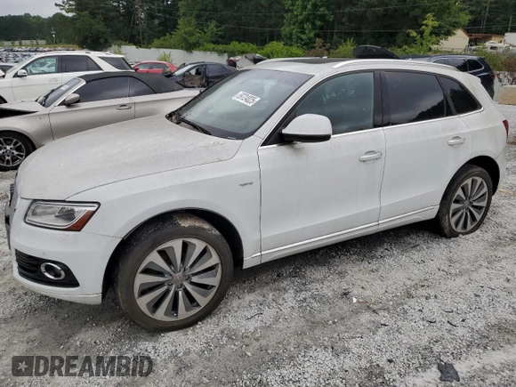 2015 Audi Q5 Hybrid Prestige with VIN WA1C8AFP5FA004140, listed as a Copart auction lot 59724025 with 41,445 mi miles and Clean title. Bid and sale history available at DreamBid. Image 1.