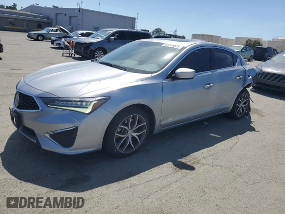 2020 Acura ILX Premium with VIN 19UDE2F71LA005131, listed as a Copart auction lot 54714075 with 74,358 mi miles and Salvage title. Bid and sale history available at DreamBid. Image 1.
