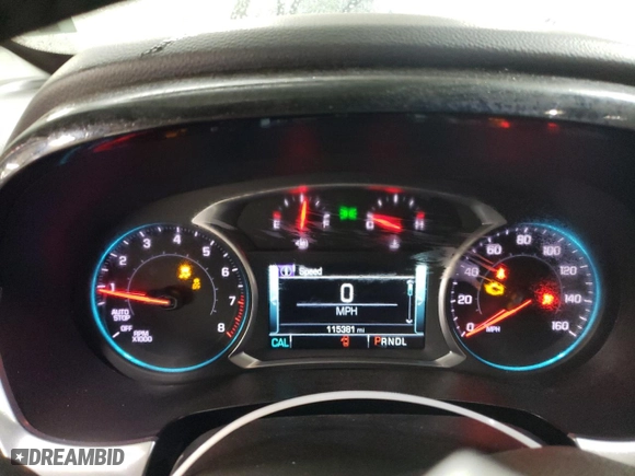 2019 Chevrolet Traverse Premier with VIN 1GNEVKKW6KJ314776, listed as a Copart auction lot 44727965 with 115,381 mi miles and Salvage Title. Bid and sale history available at carsss.com. Image 9.