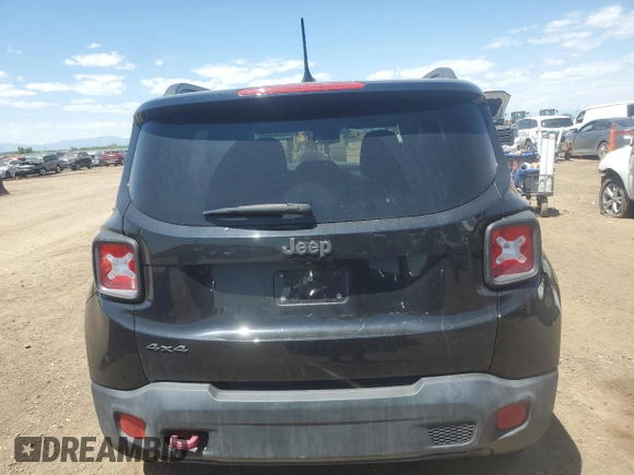 2017 Jeep Renegade Trailhawk с VIN ZACCJBCB9HPE84307, выставлен на аукционе Copart как лот 60344905 с пробегом 110 780 миль миль и Списание • Salvage title. История ставок и продаж доступна на DreamBid. Изображение 6.