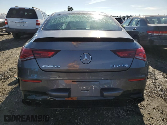 2021 Mercedes-Benz CLA 45 AMG with VIN W1K5J5DB8MN218696, listed as a Copart auction lot 81633993 with 10,299 mi miles and . Bid and sale history available at DreamBid. Image 6.