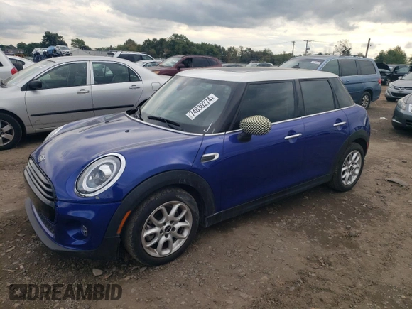 2021 MINI Hardtop 4 Door Oxford Edition z VIN WMWXU7C08M2M95160, wystawiony jako Copart lot #74030274 z przebiegiem 33 688 mil mil oraz Szkoda całkowita • Salvage title. Historia ofert i sprzedaży dostępna na DreamBid. Obrazek 1.