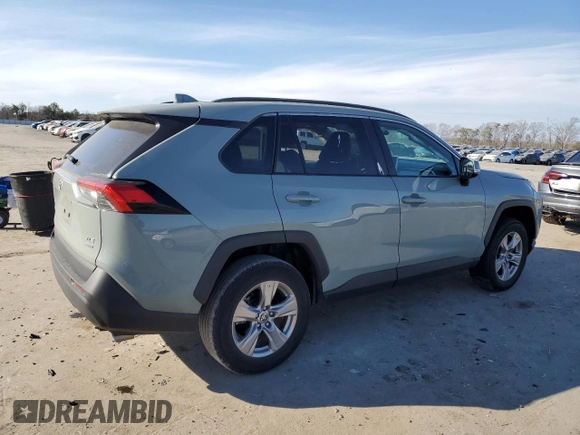 2023 Toyota RAV4 XLE with VIN 2T3P1RFV6PW355375, listed as a Copart auction lot 46863435 with 27,367 mi miles and Salvage Title. Bid and sale history available at carsss.com. Image 3.