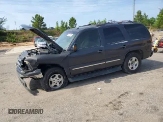 2005 Chevrolet Tahoe LS with VIN 1GNEK13T05J117954, listed as a Copart auction lot 59331575 with Not provided miles and Salvage title. Bid and sale history available at DreamBid. Image 1.