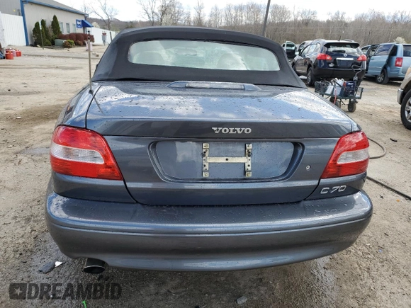 2004 Volvo C70 with VIN YV1NC63D14J041360, listed as a Copart auction lot 50709895 with 105,687 mi miles and Non Repairable. Bid and sale history available at carsss.com. Image 6.