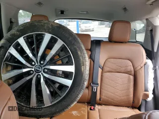 2024 Nissan Pathfinder Platinum z VIN 5N1DR3DG4RC235587, wystawiony jako Copart lot #55989855 z przebiegiem 22 214 mil mil oraz Szkoda całkowita • Salvage title. Historia ofert i sprzedaży dostępna na DreamBid. Obrazek 10.