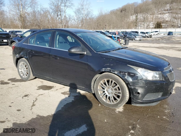 2014 Chevrolet Cruze ECO with VIN 1G1PH5SB0E7361867, listed as a Copart auction lot 45878245 with 153,464 mi miles and Salvage Title. Bid and sale history available at carsss.com. Image 4.