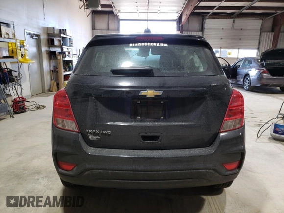 2017 Chevrolet Trax LS with VIN 3GNCJNSB6HL206466, listed as a Copart auction lot 46647925 with 0 mi miles and Salvage Title. Bid and sale history available at carsss.com. Image 6.