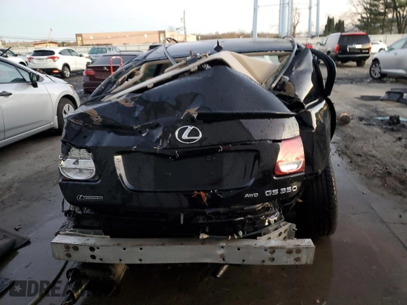 2011 Lexus GS 350 with VIN JTHCE1KS3B0030615, listed as a Copart auction lot 80483714 with 116,228 mi miles and Salvage Title. Bid and sale history available at carsss.com. Image 6.