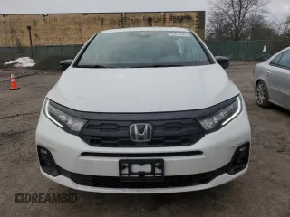 2025 Honda Odyssey Sport-L with VIN 5FNRL6H76SB001743, listed as a Copart auction lot 43417425 with 4,461 mi miles and Salvage Title. Bid and sale history available at carsss.com. Image 5.