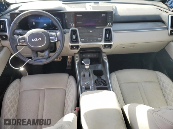 2022 Kia Sorento SX Prestige with VIN 5XYRK4LFXNG104098, listed as a Copart auction lot 47612715 with 26,017 mi miles and Salvage title. Bid and sale history available at DreamBid. Image 8.